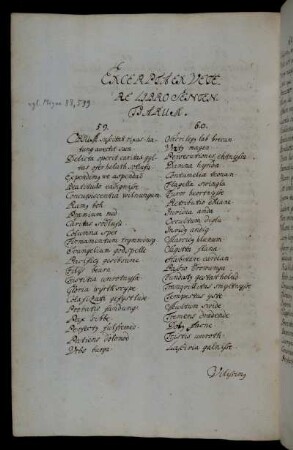 Excerpta ex vetere libro sententiarum