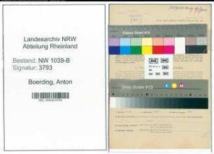 Entnazifizierung Anton Boerding , geb. 26.05.1903 (Beamter)
