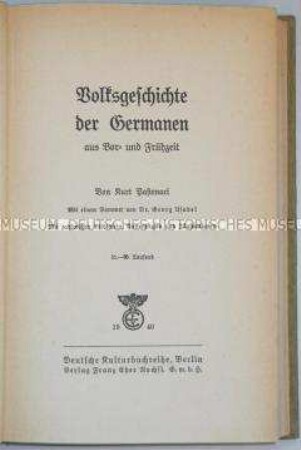 Volksgeschichte der Germanen aus Vor- und Frühzeit