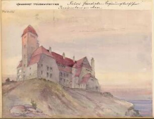 Pension am Meer Monatskonkurrenz Februar 1906: Perspektivische Ansicht