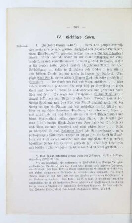 IV. Geistiges Leben