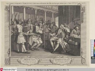 The Industrious 'Prentice Alderman of London, the Idle one brought before him Impeach'd by his Accomplice.