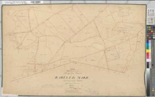 Lembeck (Dorsten), Teilung der Baakeler Mark, Bl.1 Brouillonkarte