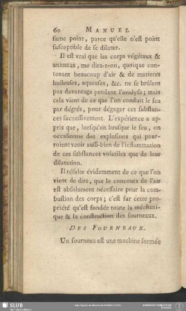 Des Fourneaux