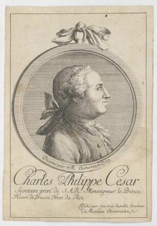 Bildnis des Charles Philippe Cesar