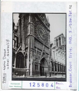 Paris: Notre Dame, nördliches Querschiff
