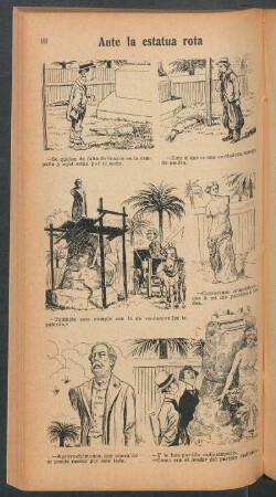Ante la estatua rota - [Cómic]