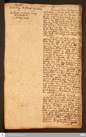 Brief von August Hermann Francke an Jacob Krantz.