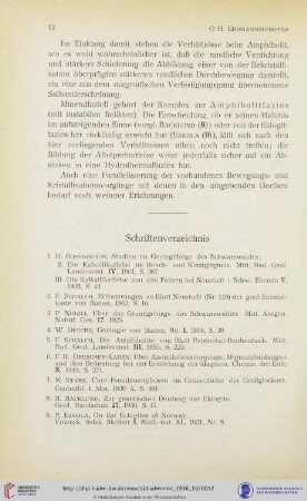 Schriftenverzeichnis