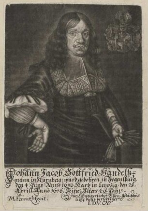 Bildnis des Johann Jacob Gottfried