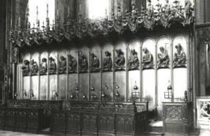München, Dom Zu Unserer Lieben Frau : München, Dom Zu Unserer Lieben Frau. Chorgestühl, Nordseite
