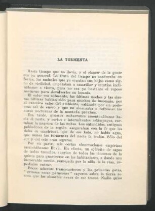 La tormenta