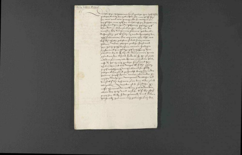 Badenfahrt des Pfalzgrafen Wolfgang mit Aufenthalt in Göppingen.