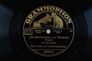 "Die Meistersinger von Nürnberg" : Am stillen Herd / (Wagner)