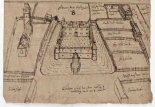 Waldau, Entwurf für ein Jagdschloss