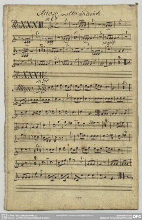 33. Anonymus, Arioso, C-Dur