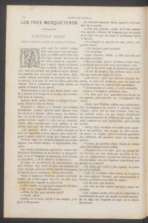 Capítulo XXXIV - Donde se trata del equipaje de Aramis y de Porthos.