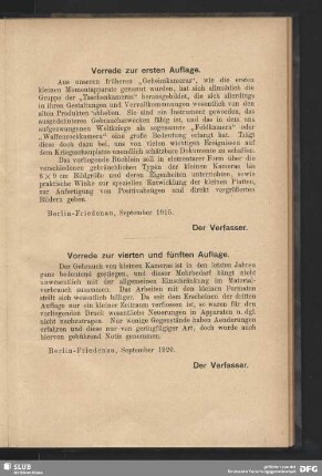 Vorrede zur vierten und fünften Auflage