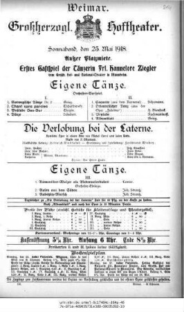 Die Verlobung bei der Laterne
