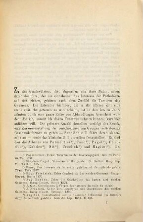 Eine Mischgeschwulst des harten Gaumens