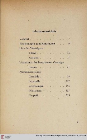 Inhaltsverzeichnis