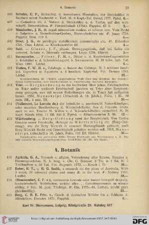 4. Botanik (Nr. 416 - 561)