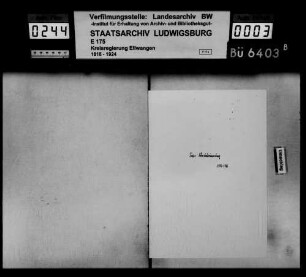 Schneiderinnung für den Oberamtsbezirk Gerabronn