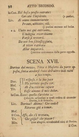 Scena XVII. / Siebzehnter Auftritt
