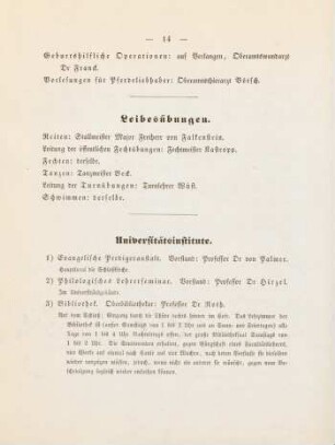 14, Leibesübungen
