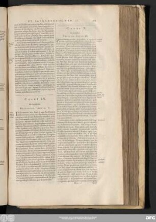Caput IX. De Sacramentis.