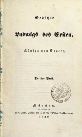 Gedichte des Königs Ludwig von Bayern, 3