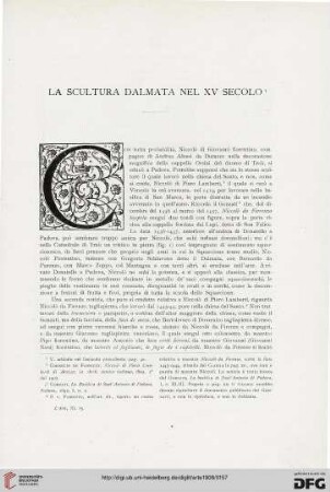 11: La scultura dalmata nel XV secolo, [2]