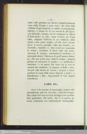 Capo XV.
