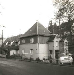 Cossebaude, Talstraße 91/97. Wohnsiedlung einer Baugemeinschaft. Doppelwohnhaus (1919/1920)