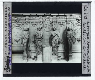 Antwerpen, Karl-Borromäus-Kirche : Detail Beichtstuhl