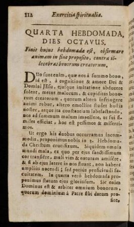 112-125, Dies Octavus ...