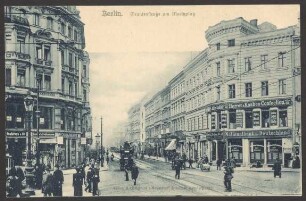 Ansichtskarte Blick auf die „Oranienstraße am Moritzplatz“