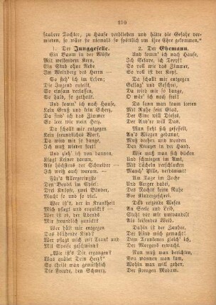1. Der Junggeselle.