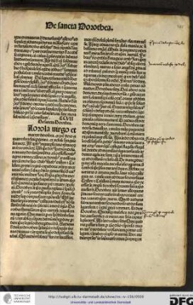 CCVII. De sancta Dorothea.