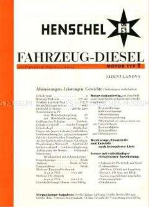 Fahrzeug-Dieselmotoren Typ S