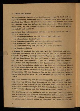 2. Inhalt und Aufbau