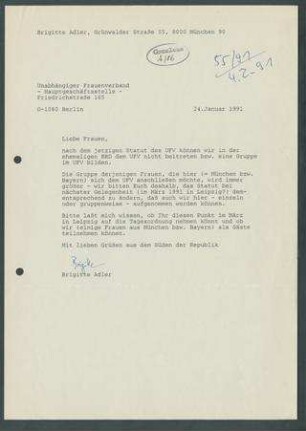 2. UFV-Kongress 8. - 10.3.1991