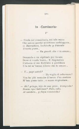 In "comisaria"