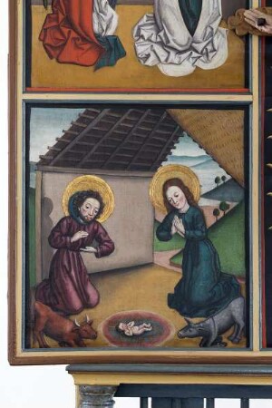 Dorfitter Kompositretabel — Anbetung des Christuskindes