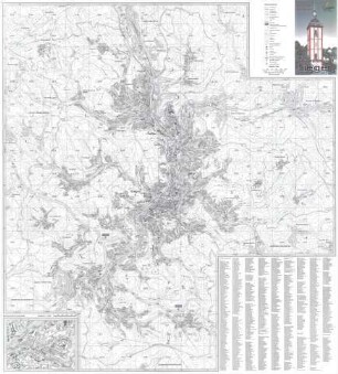 Amtlicher Stadtplan der Universitätsstadt Siegen