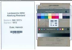 Entnazifizierung Heinrich Euler , geb. 00.00.0000 (Versandmeister)