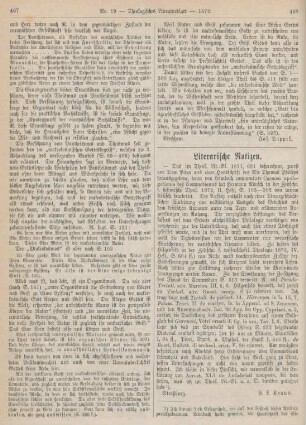 468-471 Literarische Notizen
