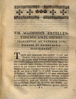 Disquisitio epistolaris Utrum Caroli V. augusti dolo vox einiger in ewiger in decreto de Philippi Magnanimi captivitate mutata fuisse falso dicatur