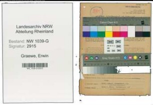 Entnazifizierung Erwin Graewe , geb. 14.09.1894 (Musiker)