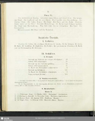 Statistische Übersicht